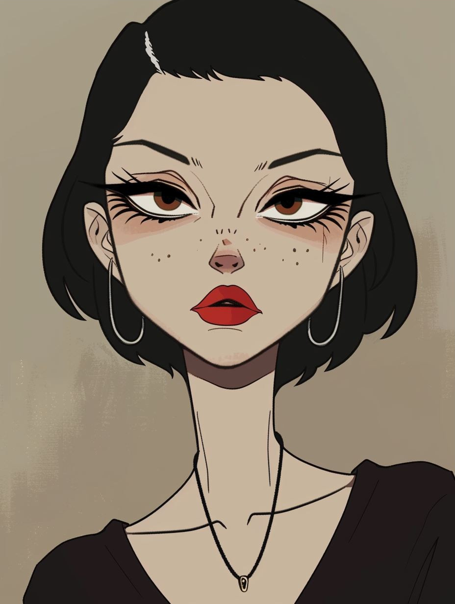 Modern Digital Portraits of Stylized Women - Image 3