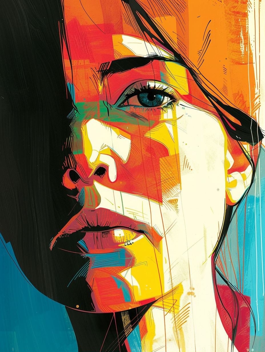 Prismatic Portraits of a Woman - Image 1