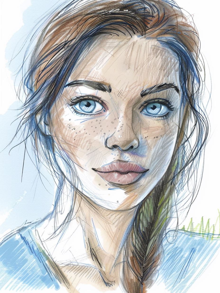 Ethereal Blue Eyed Portrait Studies - Image 1