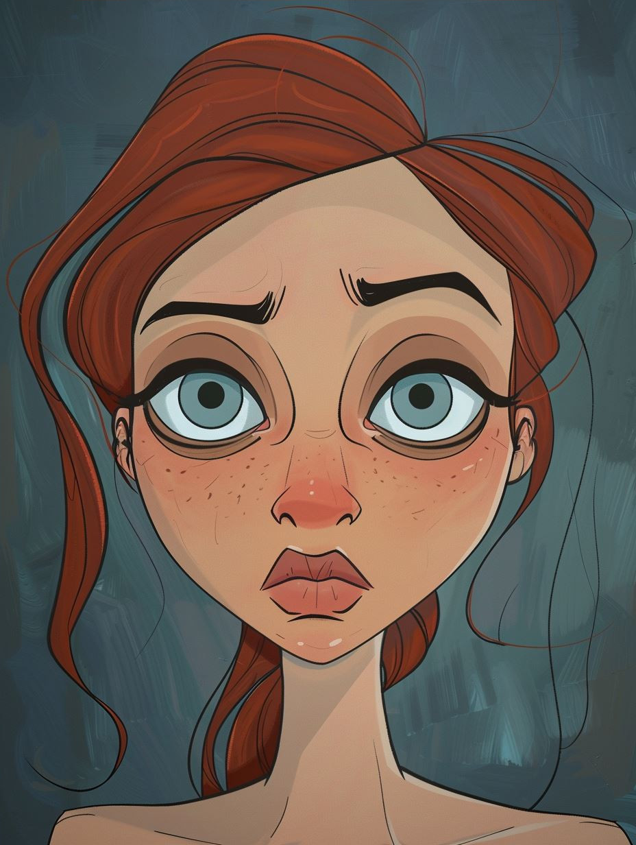 Melancholic Stylized Character Portraits - Image 4