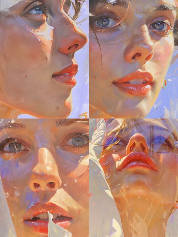 Liquid Glass Portrait Study