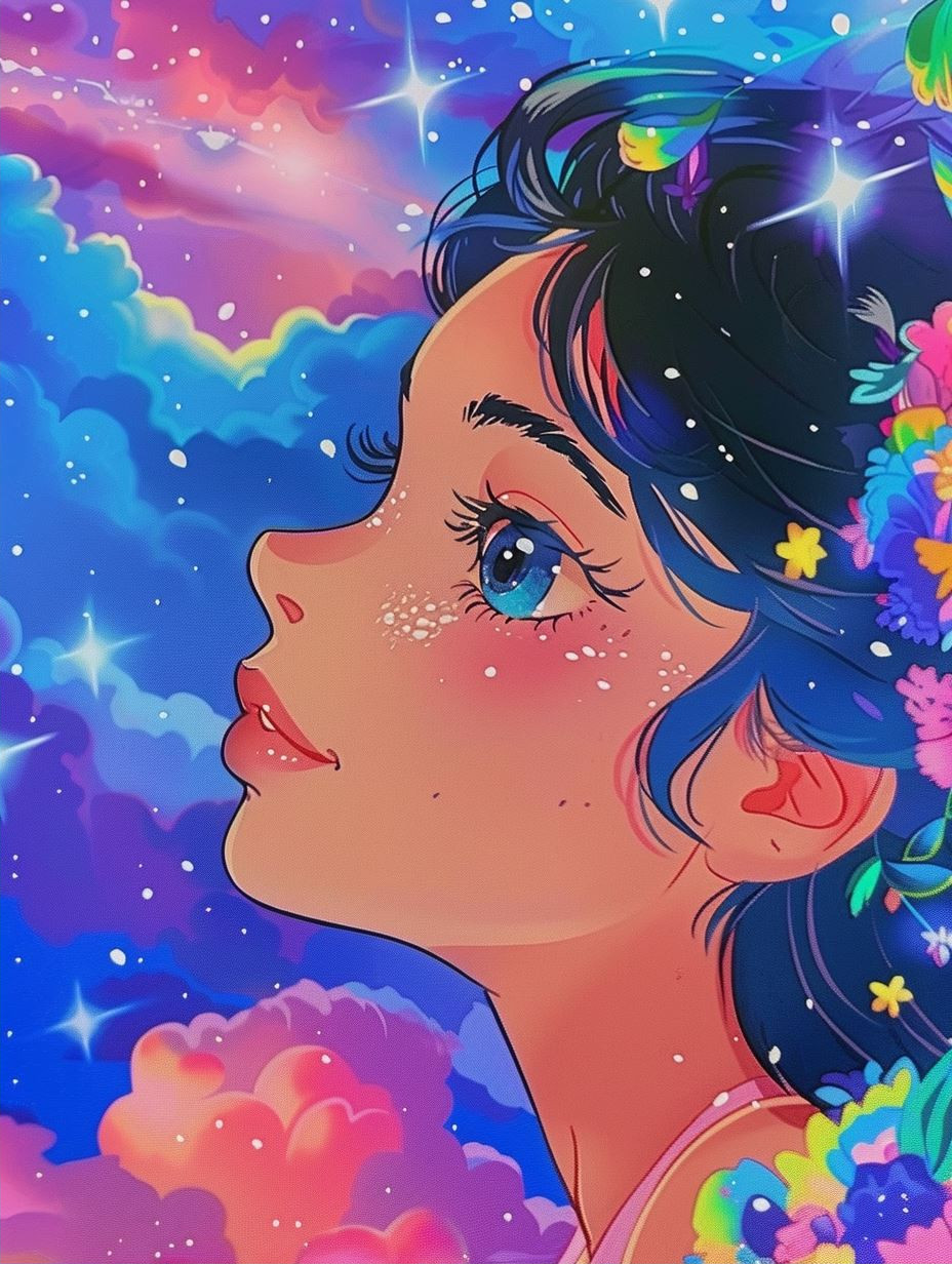 Celestial Dreams: Ethereal Digital Portraits - Image 2