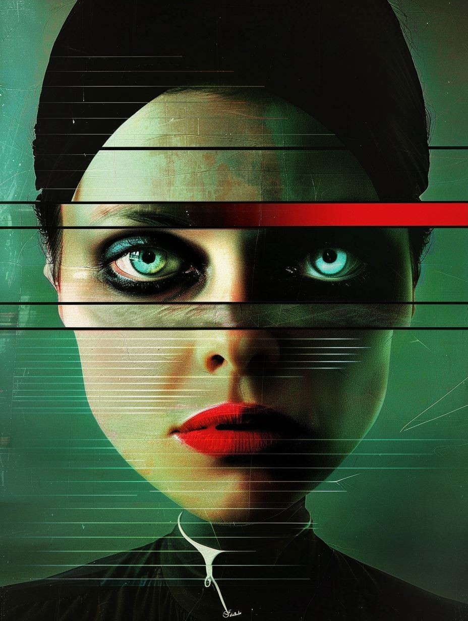 Cybernetic Gaze Digital Distortion - Image 3