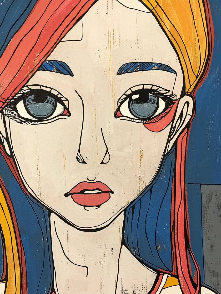 Four Faces of Modern Stylized Art - Image 1