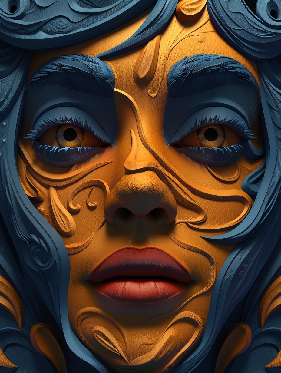Azure Mask of Gilded Shadows - Image 2
