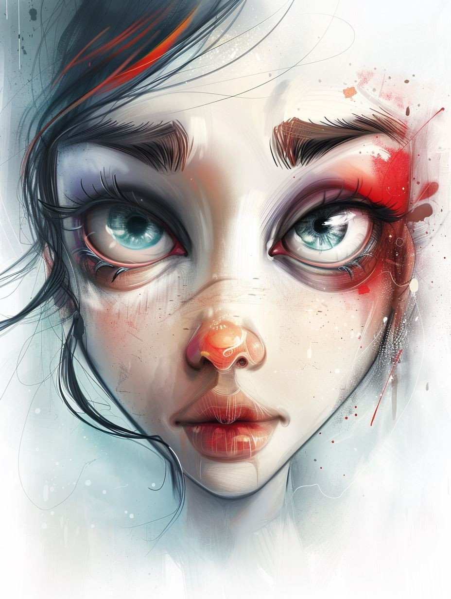 Melancholy Gaze of Ethereal Innocence - Image 4