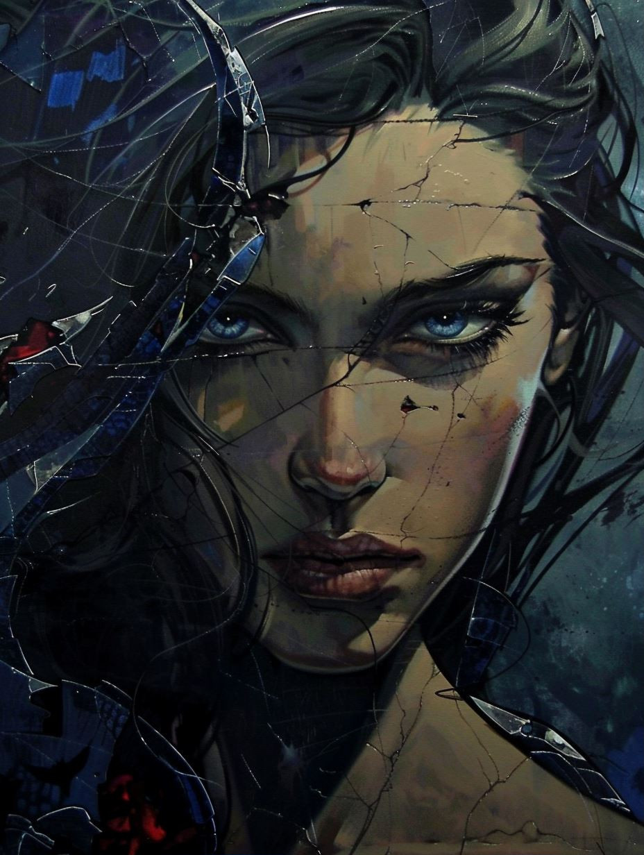 Dark Cybernetic Ethereal Portraits - Image 1