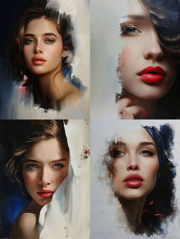 Ethereal Visions of Feminine Beauty