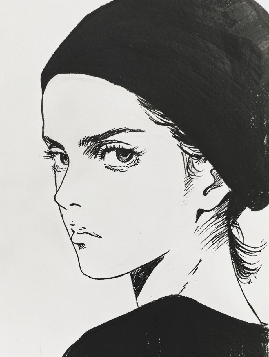 Modern Manga Style Portrait Collection - Image 1