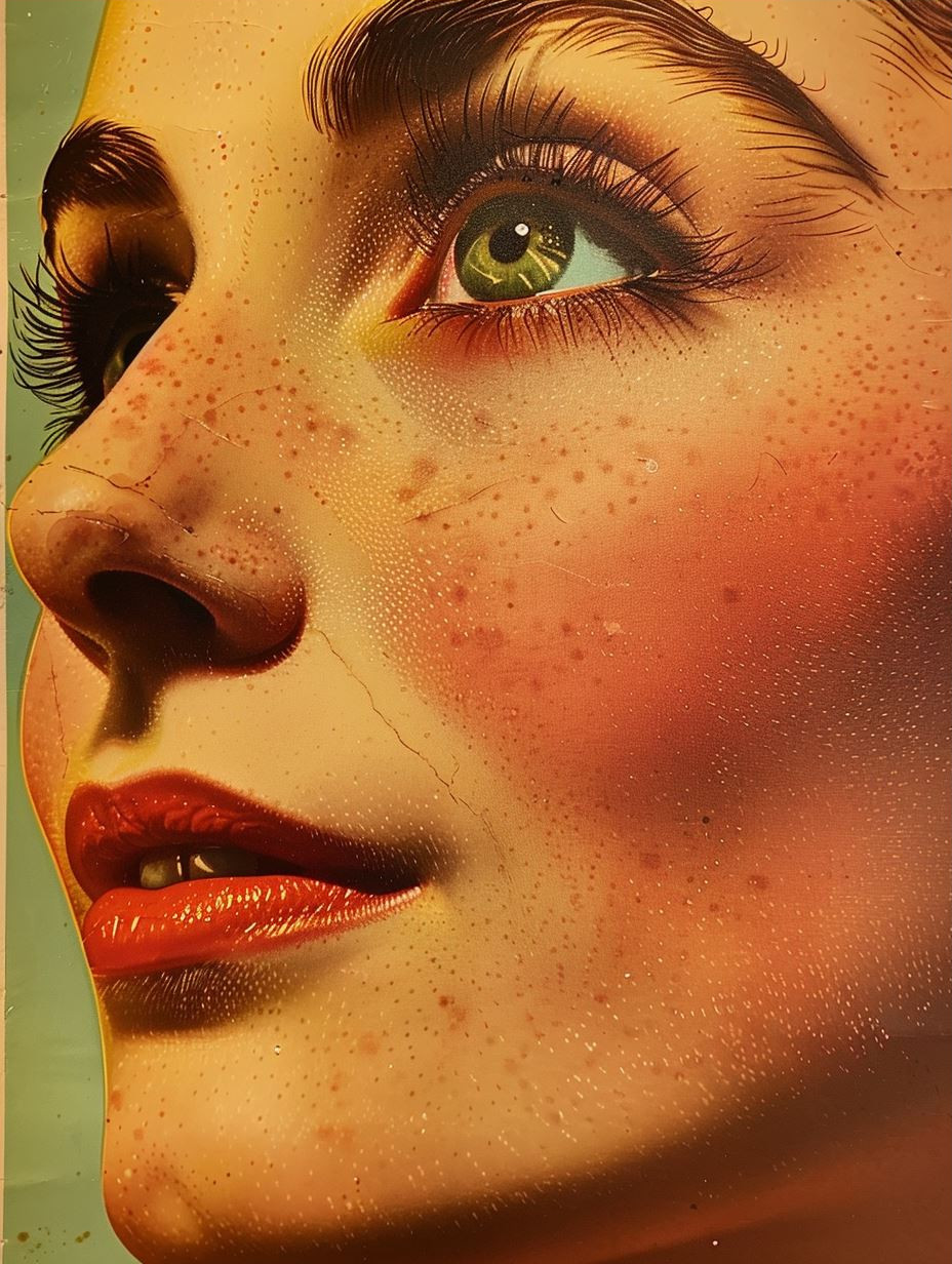 Vintage Gilded Gaze - Image 3
