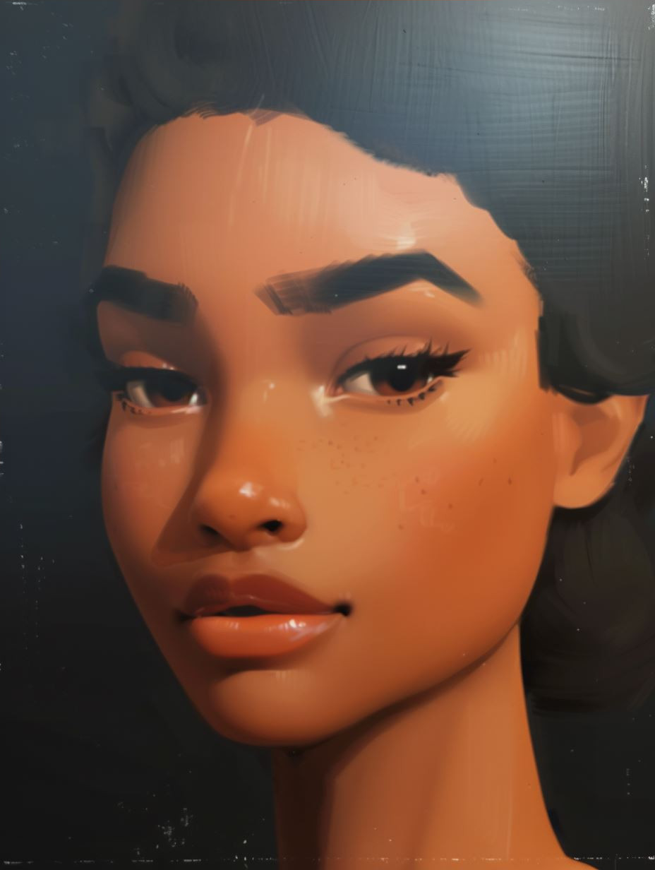 Golden Hour Digital Portrait - Image 4