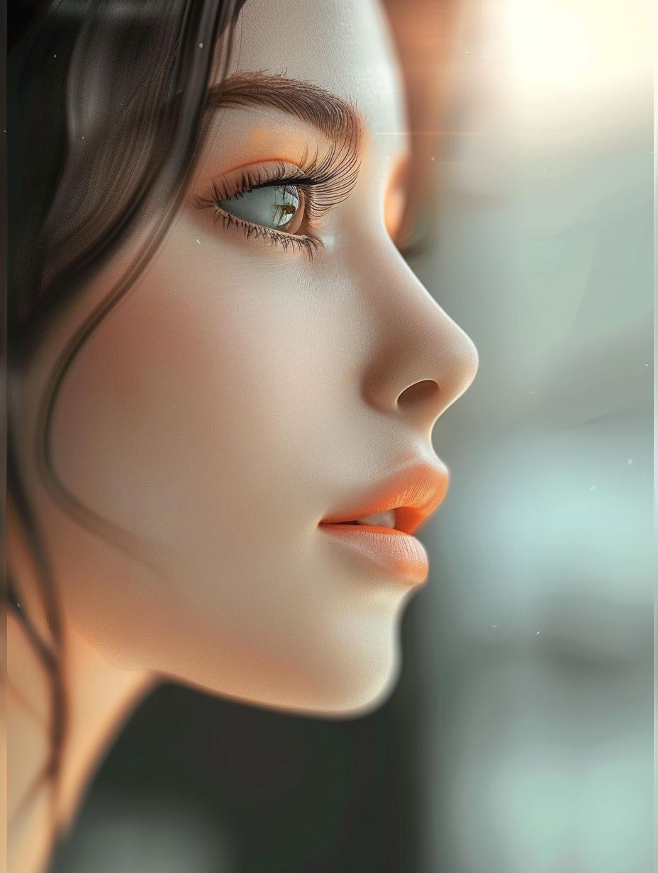 Ethereal Glow: A Study in Digital Beauty - Image 2