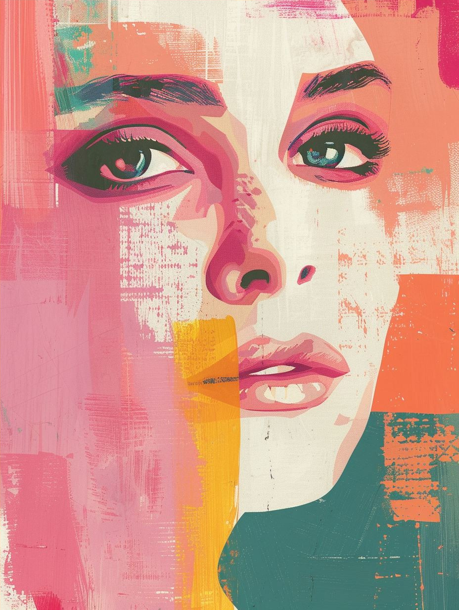 Vibrant Fragments of Feminine Beauty - Image 4