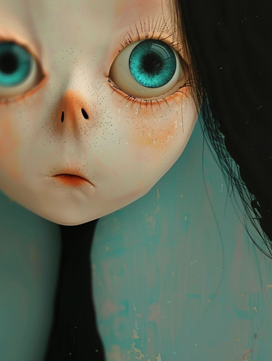 Ethereal Gaze of Surreal Innocence - Image 1