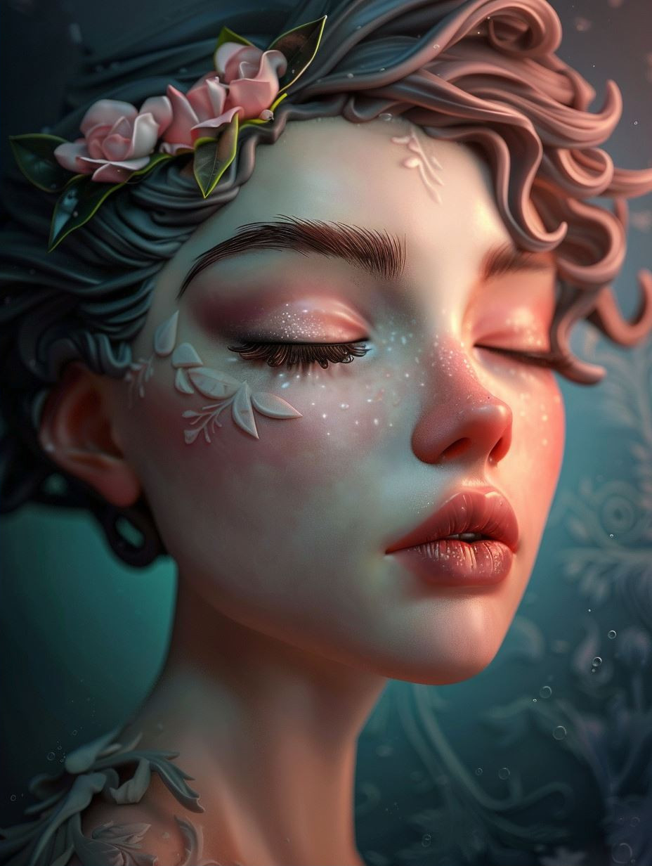 Ethereal Digital Portraits of Mystical Women 1 - Image 2