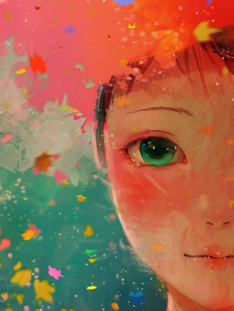 Vibrant Spectrum of Ethereal Portraits - Image 2