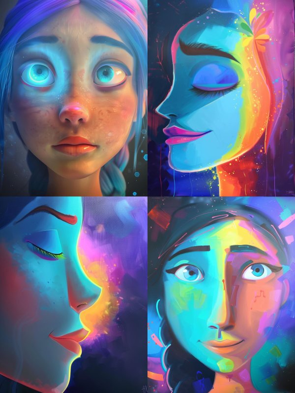 Neon Dreams: A Spectrum of Soul