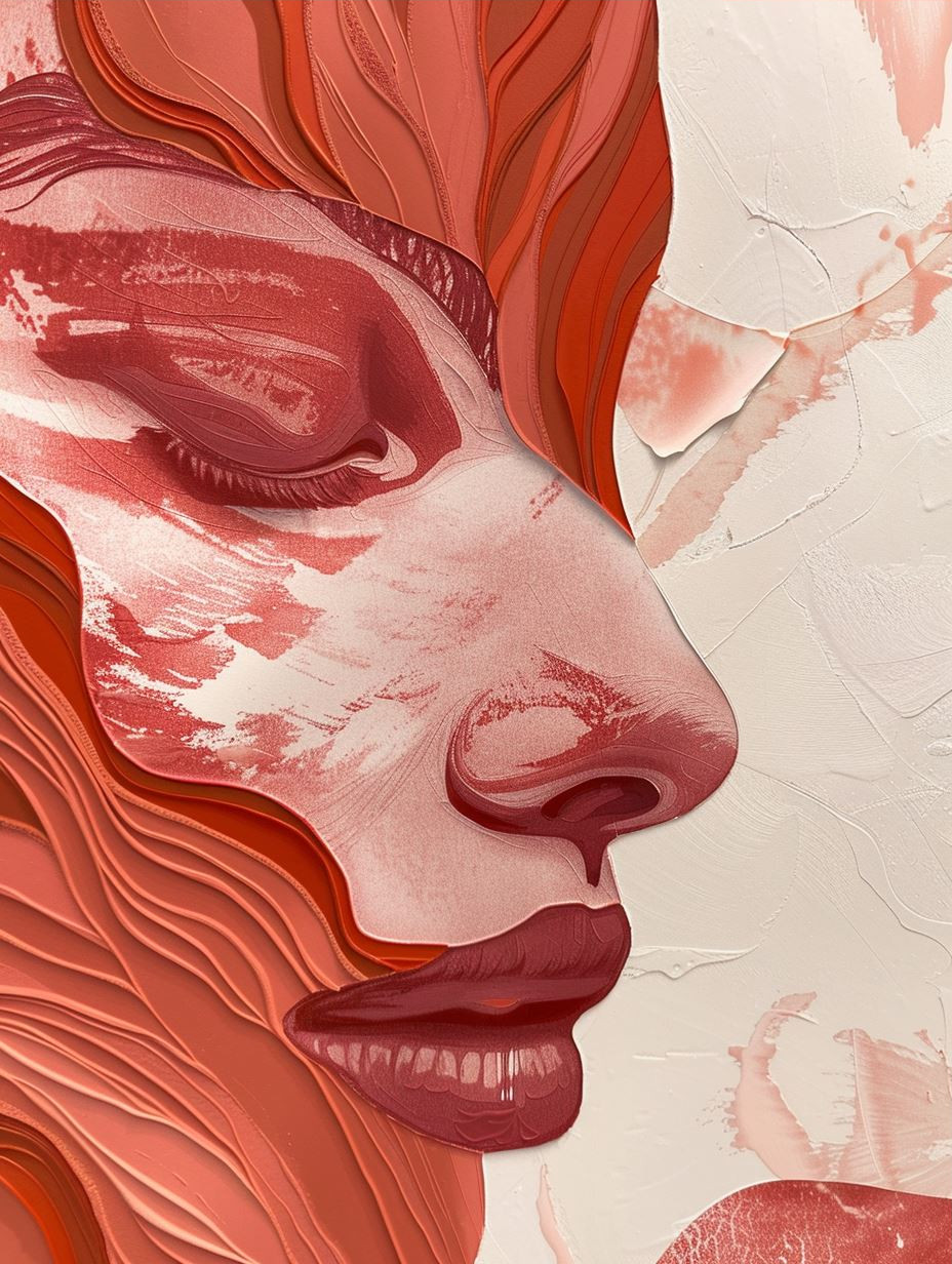 Surreal Fluid Portrait Fragments - Image 3