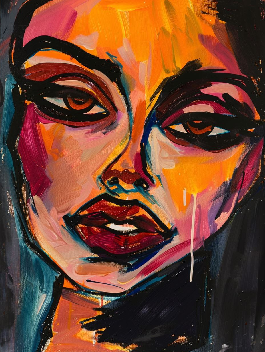 Prismatic Gazes: A Study of Four Faces - Image 2
