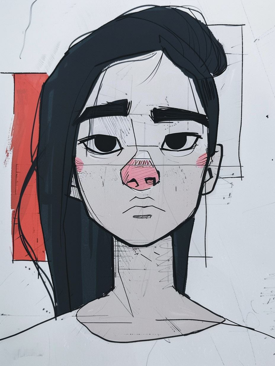 Emotional Echoes: Digital Portrait Studies - Image 4