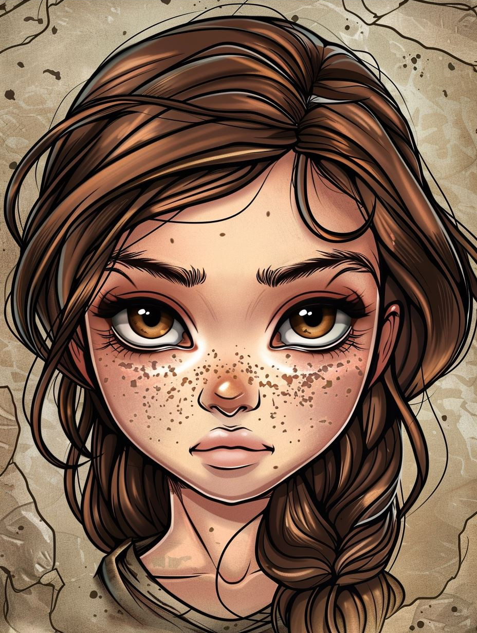 Crimson Gaze Anime Portrait - Image 3