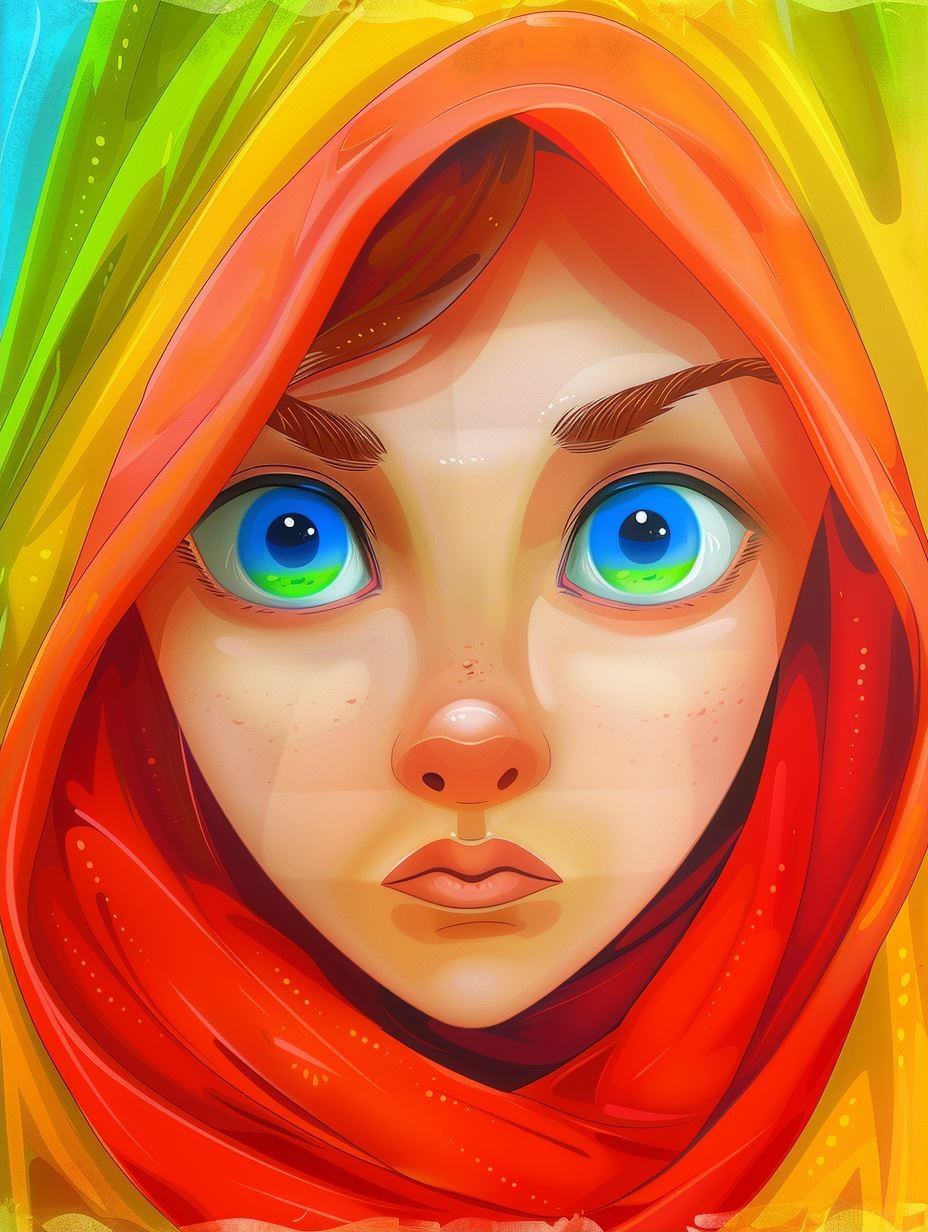 Prismatic Fractured Soul Portrait - Image 2