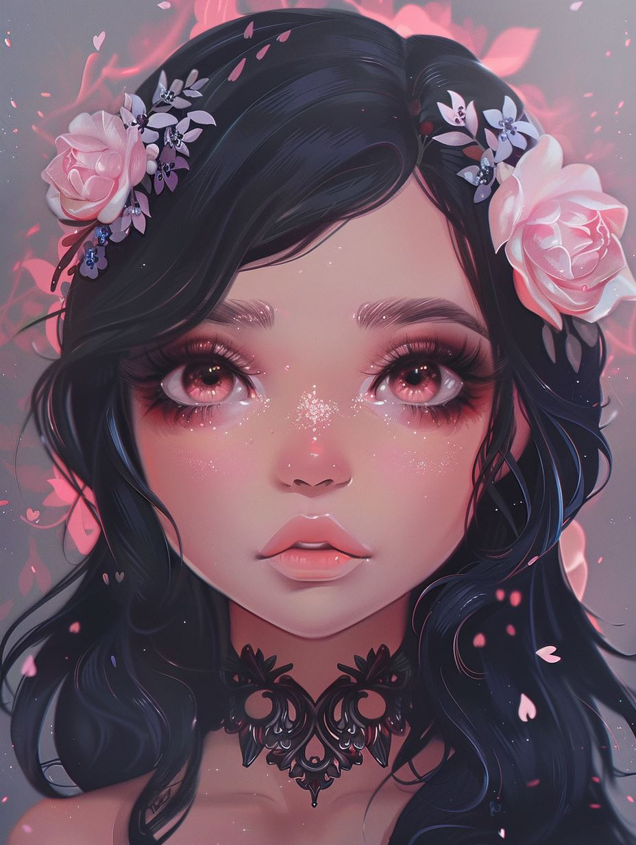 Ethereal Gothic Bloom - Image 1