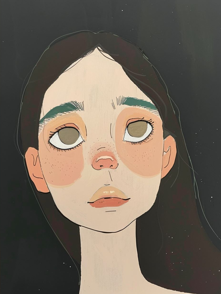 Ethereal Minimalist Portrait Studies - Image 2