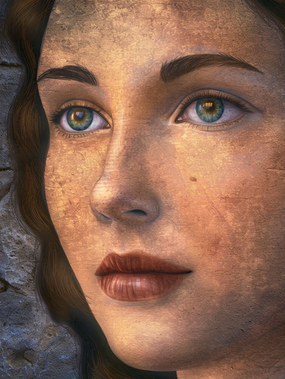 Ethereal Renaissance Portrait Study - Image 2