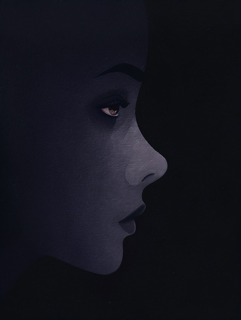 Celestial Shadow Portrait Study - Image 1