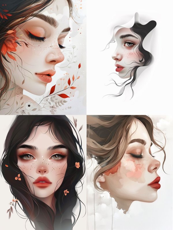 Ethereal Whispers of Digital Beauty
