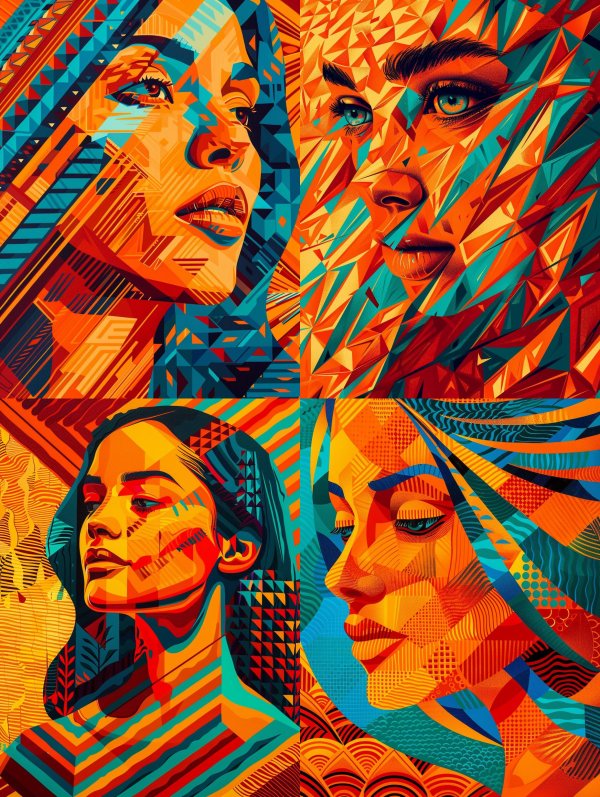 Prismatic Portraits of Diverse Beauty