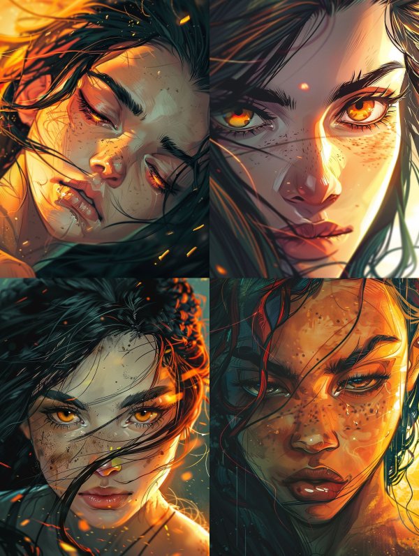 Ethereal Glow Cinematic Portraits