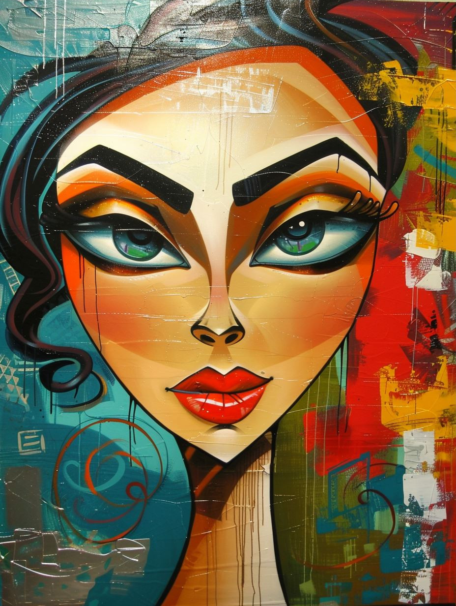 Bold Stylized Female Portraiture - Image 3