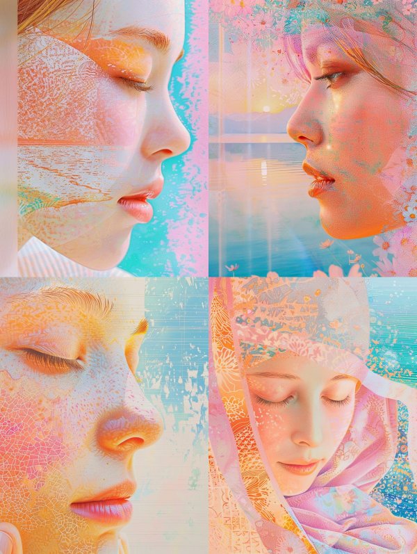Ethereal Dreamscape Double Exposure