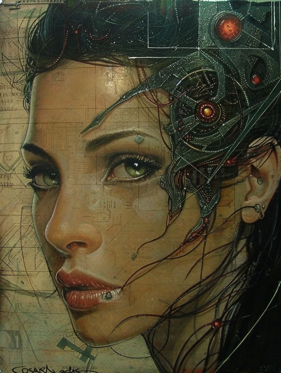 Cybernetic Evolution Portrait Study - Image 4