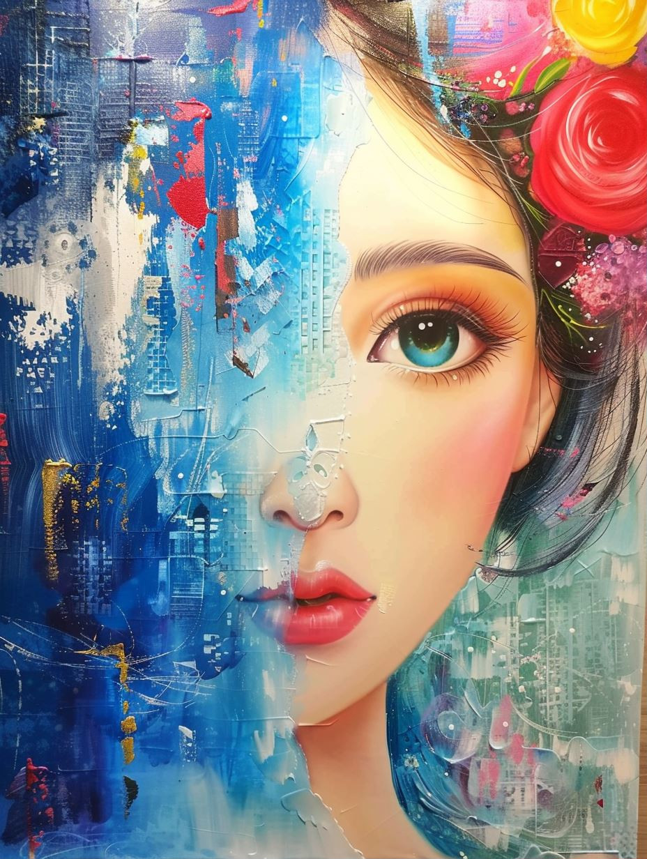 Fragmented Azure Muse - Image 1
