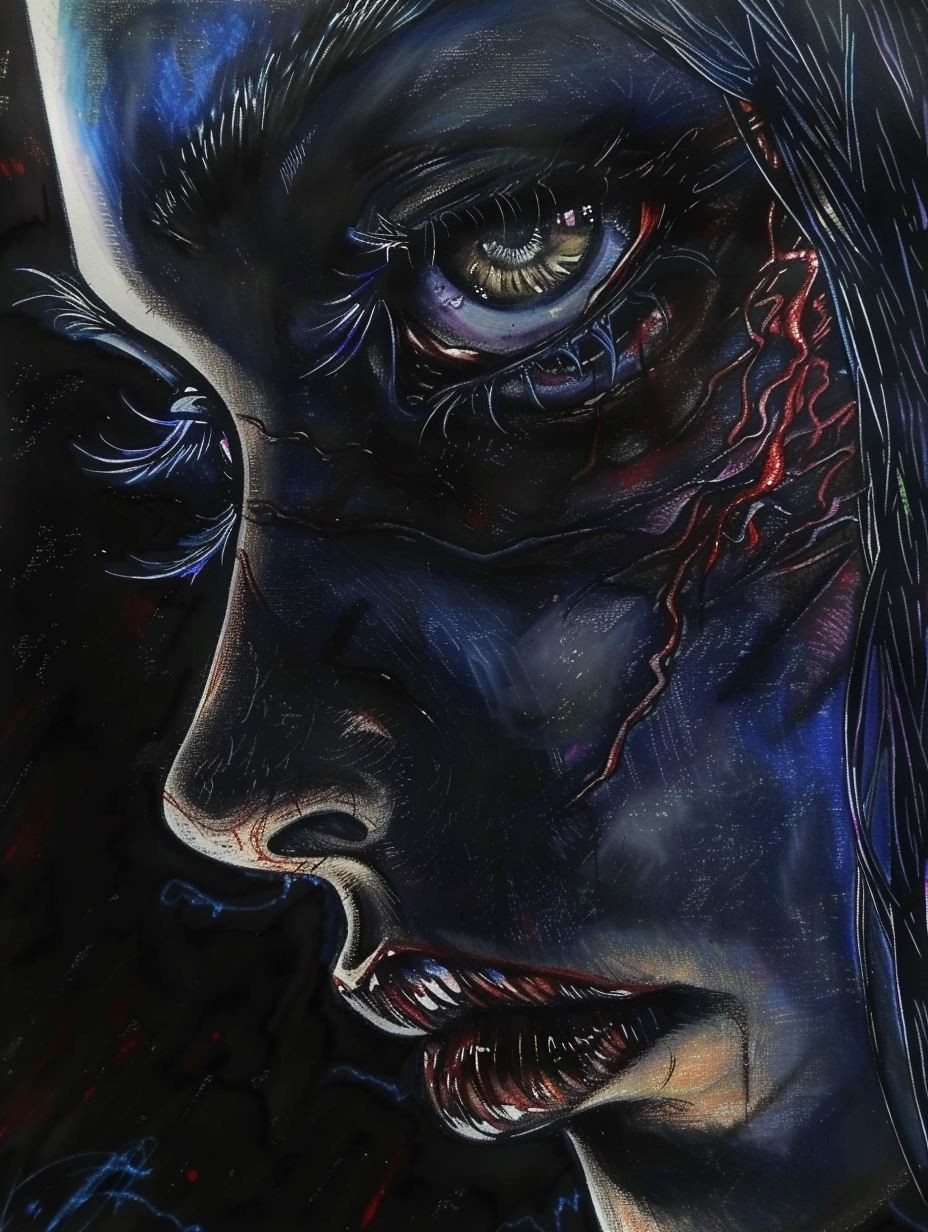 Weathered Soul Digital Portrait - Image 4