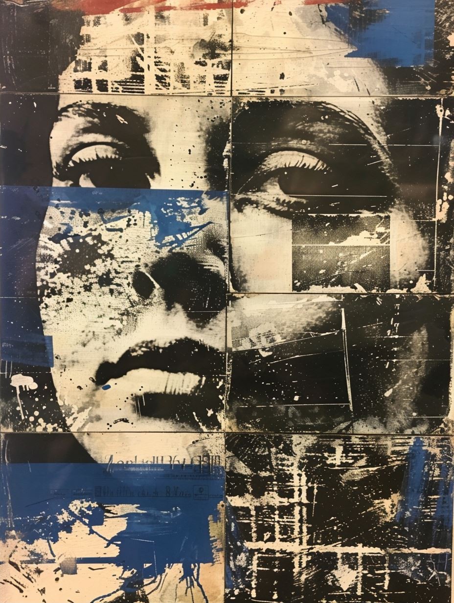 Fragmented Visions in Blue - Image 2