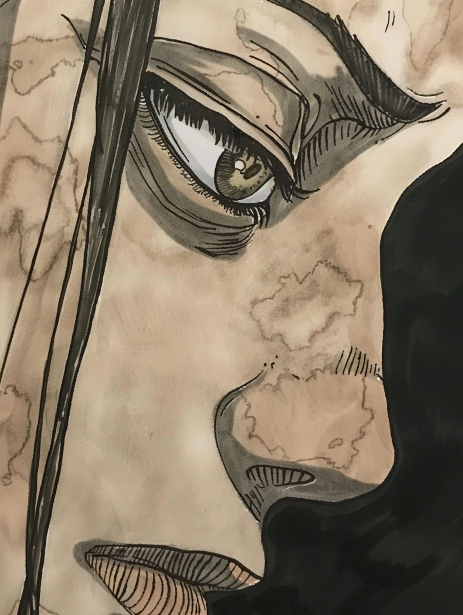 Fractured Soul Ink Portrait - Image 4