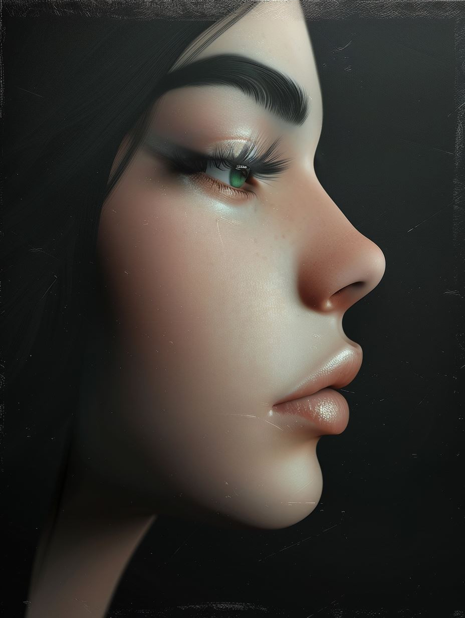 Ethereal Dewy Portrait Study - Image 4