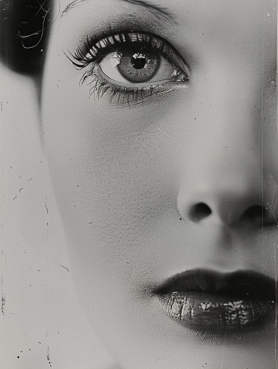 Vintage Cinematic Portrait Elegance - Image 2