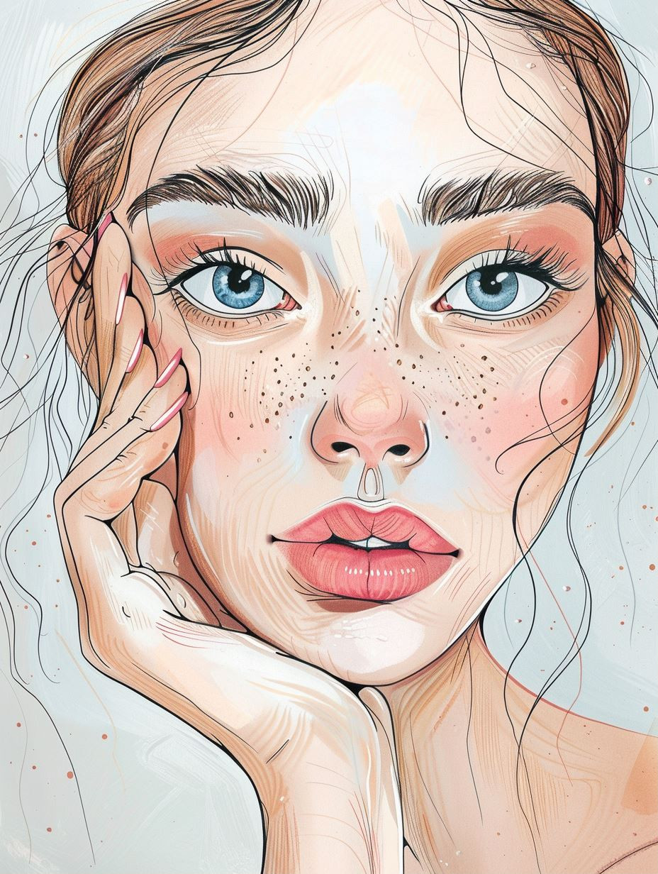Ethereal Gazes: A Study of Digital Portraits - Image 1