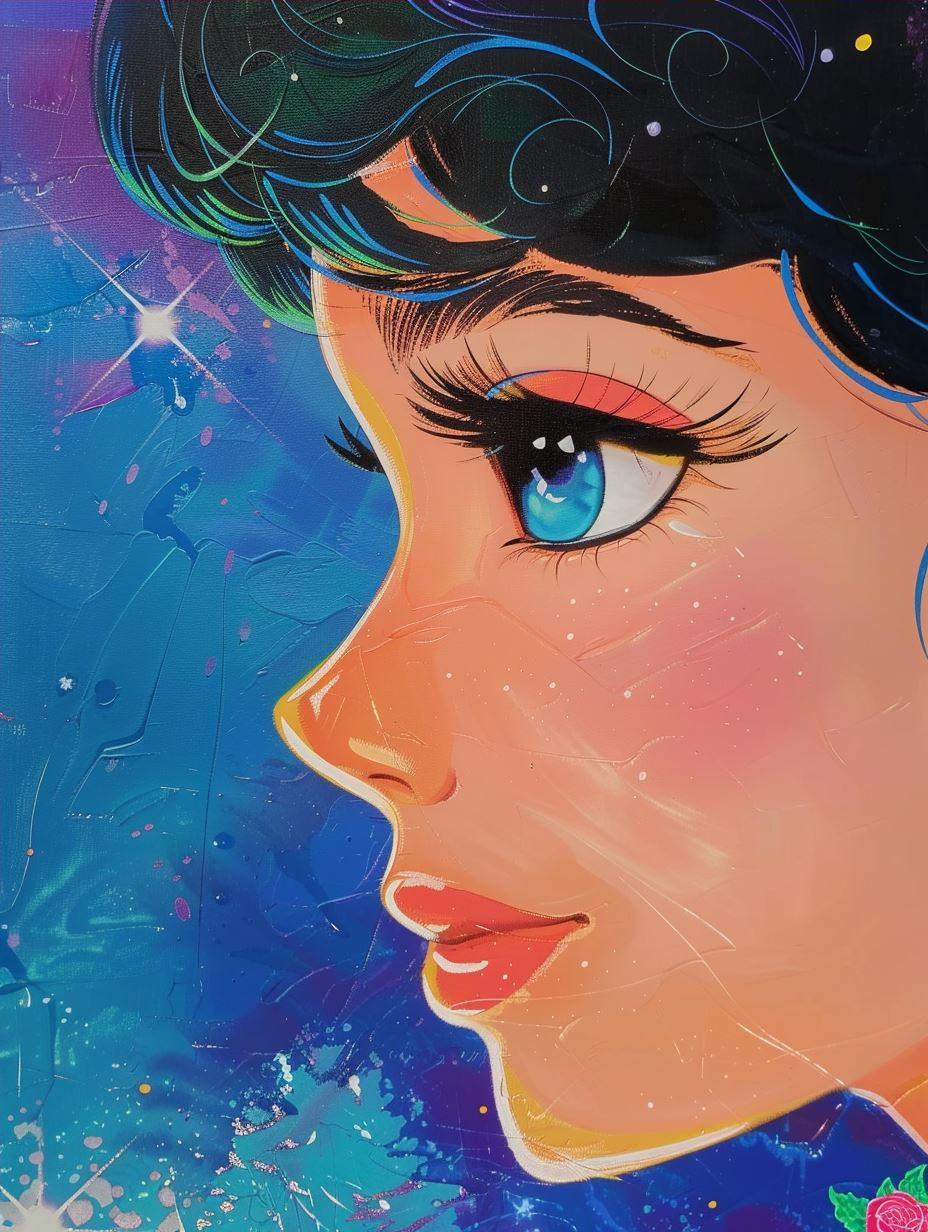 Celestial Dreams: Ethereal Digital Portraits - Image 4