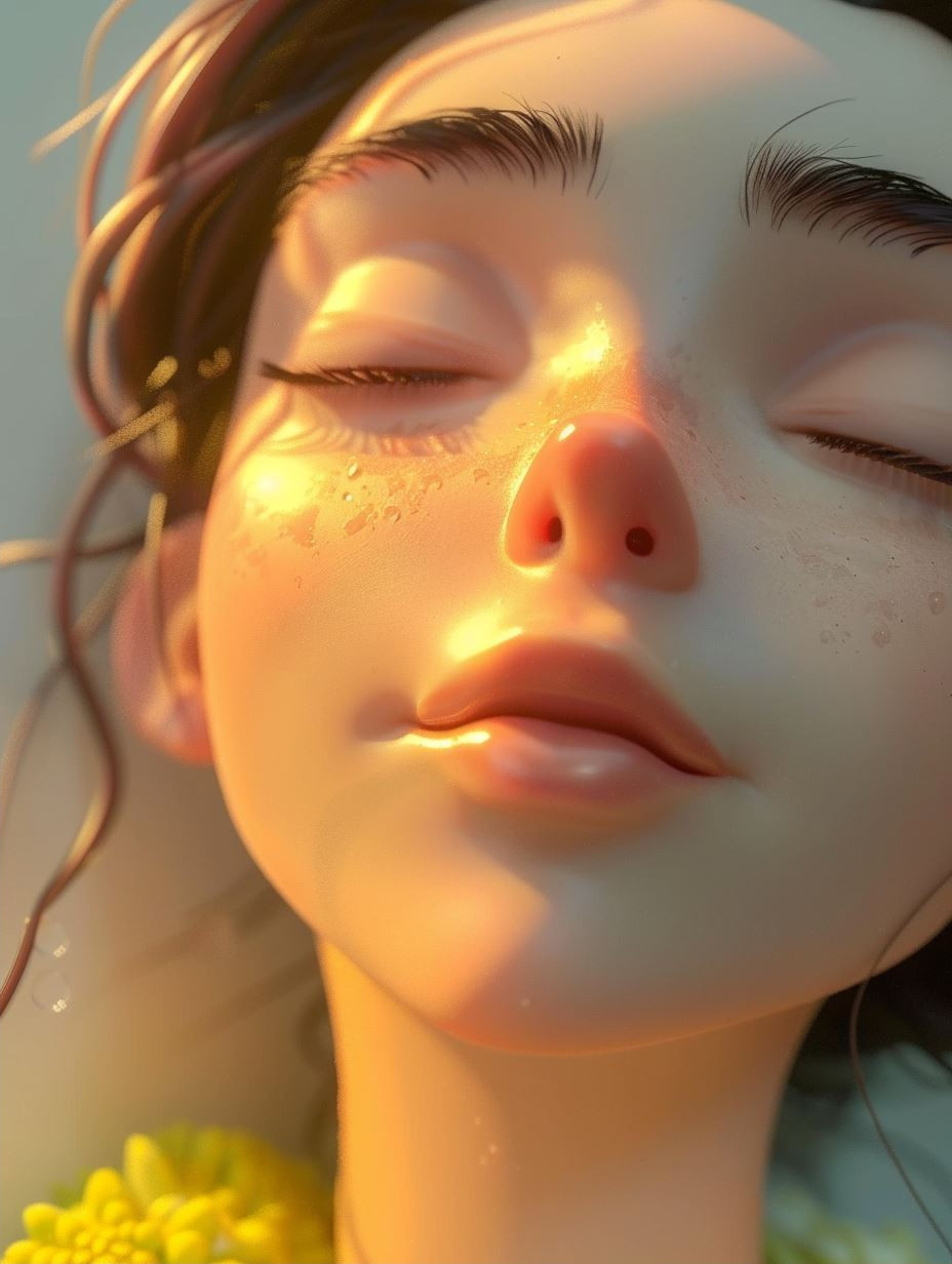 Ethereal Stylized Digital Portrait - Image 2