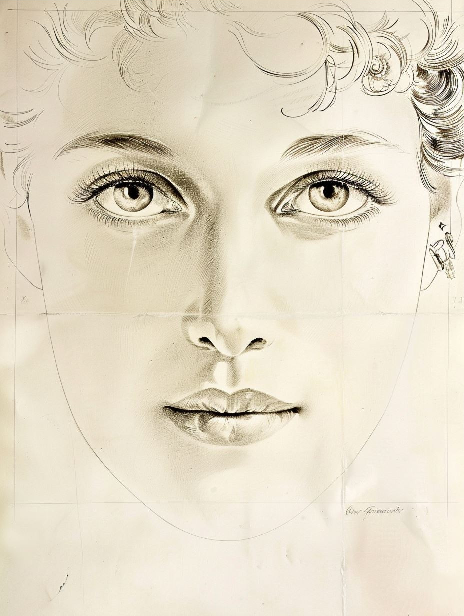 Vintage Glamour Portrait Art Collection - Image 3