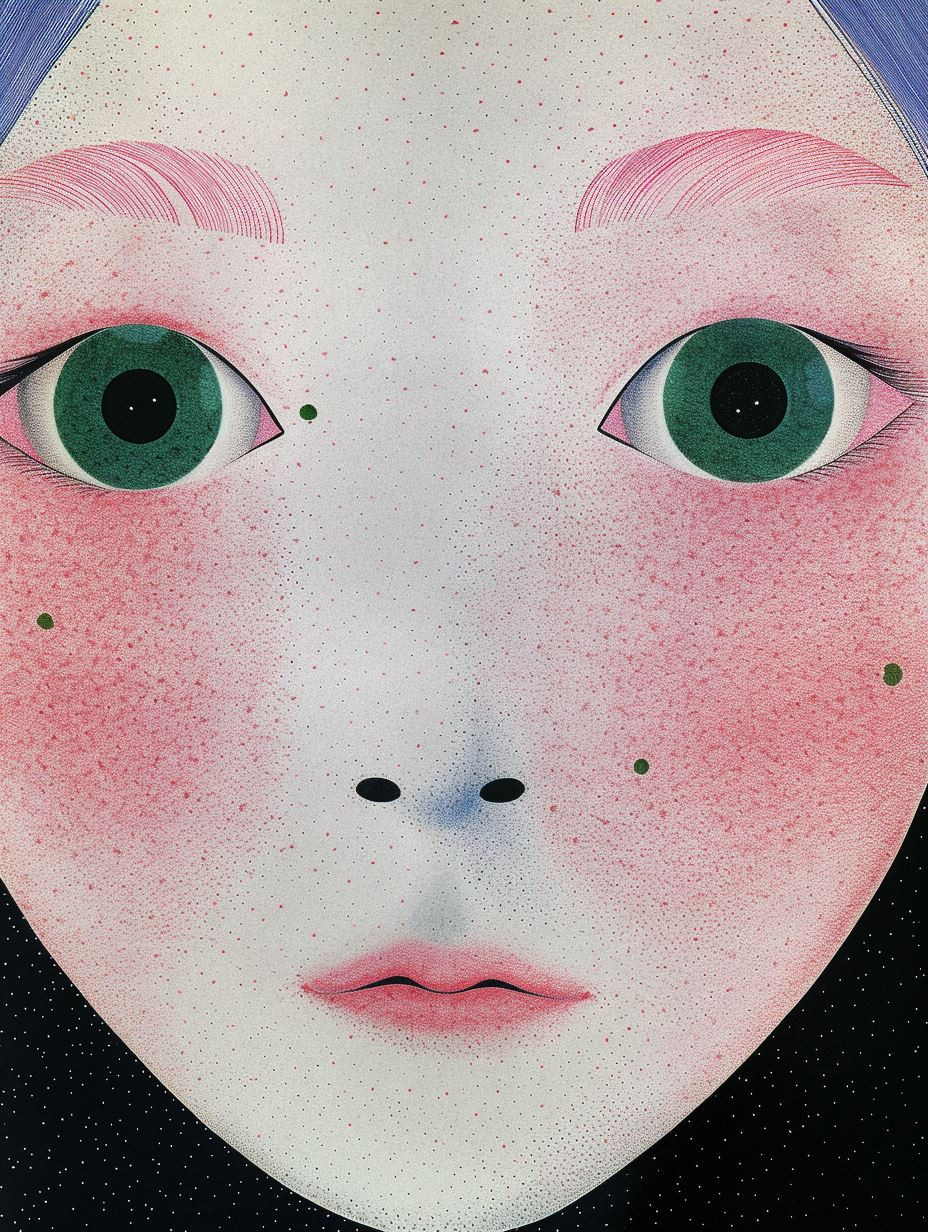 Dreamy Gazes in Pastel Hues - Image 1