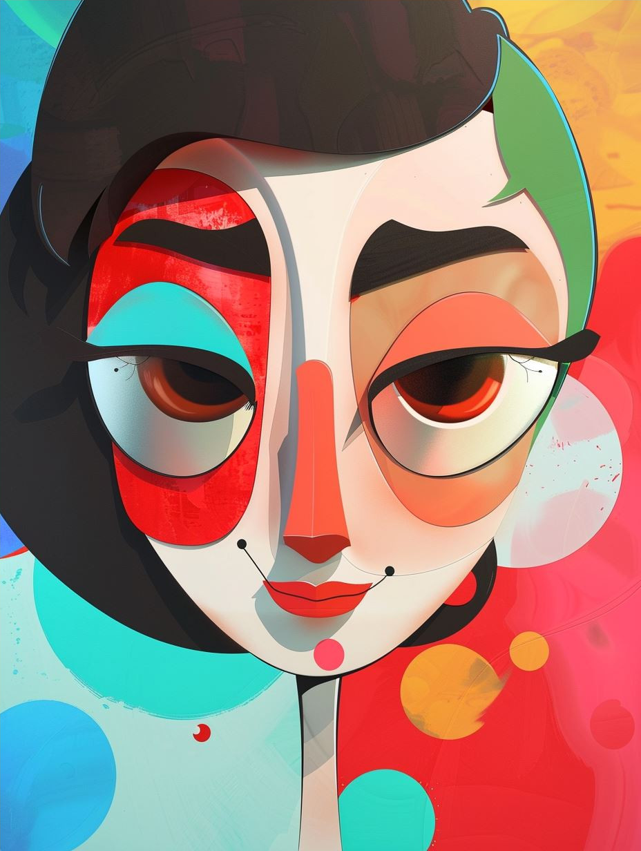 Diverse Digital Portraits of Stylized Women - Image 4