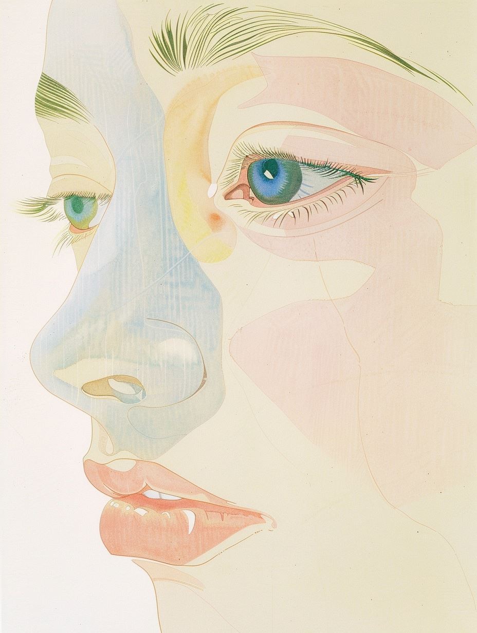 Prismatic Perspectives of a Woman's Gaze - Image 2