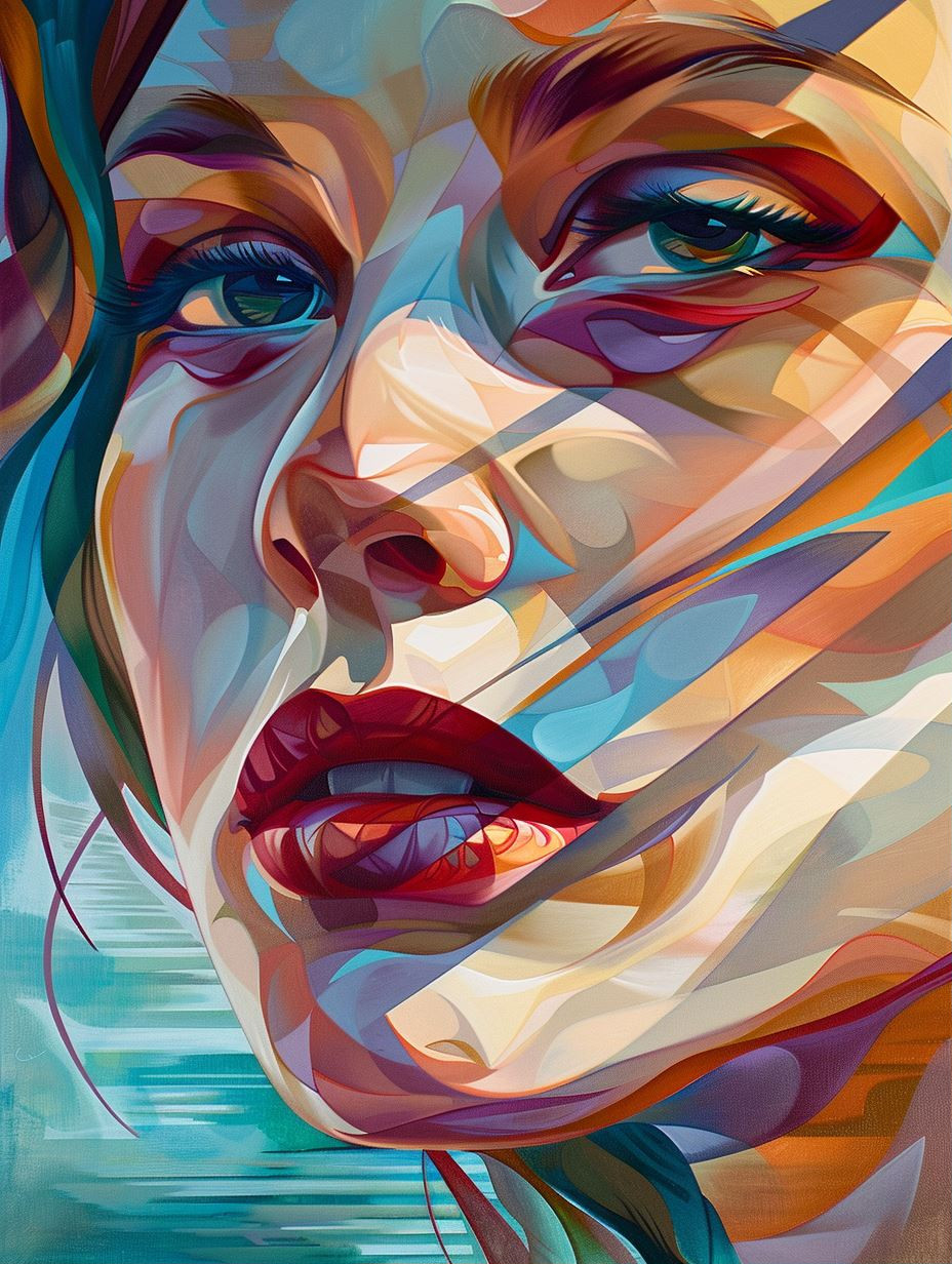 Prismatic Fragments of Feminine Grace - Image 1